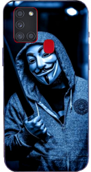 Husa pentru Samsung Galaxy M31 din Silicon Model Anonymous Hacker - 8