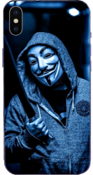 Husa pentru Xiaomi Redmi 9A din Silicon Model Anonymous Hacker - 8 