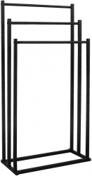 Suport prosoape metal negru Poldo 44x21.5x86 cm 