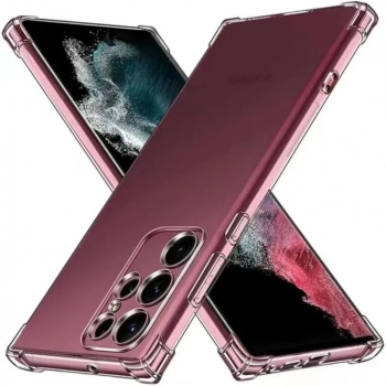Husa silicon transparent cu protectie camera pentru Samsung Galaxy S24 Ultra 