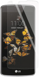 Folie pentru LG K8 premium glass securizata full-glue servetele pentru degresare incluse Transparent 