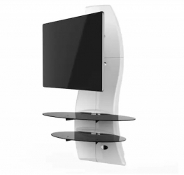 Sistem suport TV de perete Meliconi Ghost Design 2000 Rotation reglabil cu doua brate 32- 63 70 kg Alb 