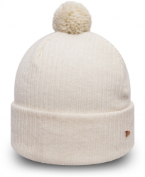 Caciula New Era Bobble Knit Alb 