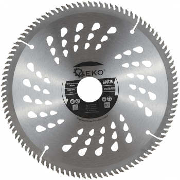 Disc pentru taiere lemn 210 x 30 mm 100T Geko G78135 