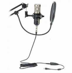 Microfon USB pentru streaming si podcast alimentare prin USB 