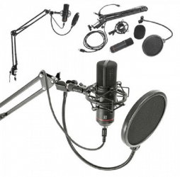 Microfon USB Profesional pentru Inregistrari Streaming si Podcasting 