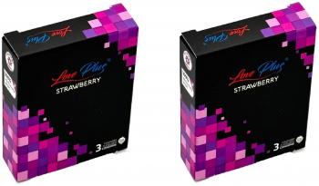Pachet 6 Prezervative Love Plus Strawberry