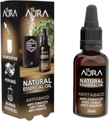 Ulei esential aromaterapie Aura special pentru umidificatoare si difuzoare Antitabac 25 ml 