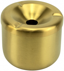 Scrumiera antivant aurie RAKI D8cm metal 