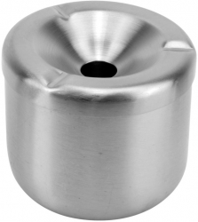 Scrumiera antivant RAKI D8cm metal argintie 