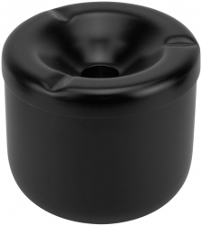 Scrumiera de masa antivant metalica RAKI D10cm neagra 