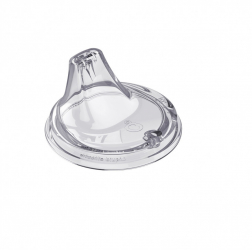 Tetina BabyOno din silicon simulator san fara deversare cu atasare la biberon 3 luni + Transparent 