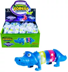 Jucarii antistres Crocodili cu lumina 36 buc/set 