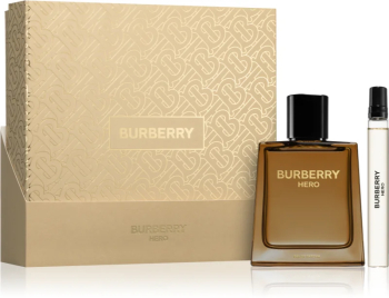 Set Cadou Apa de Parfum Burberry Hero Eau de Parfum Barbati 100 ml + Spray voiaj 10 ml
