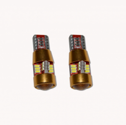 Set 2 becuri T10 27 led lupa Super Canbus 