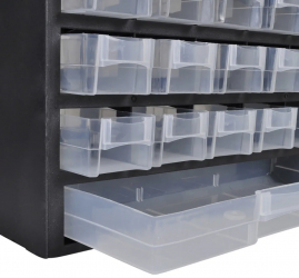 Dulap pentru unelte cu 41 sertare din plastic 