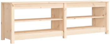 vidaXL Banca pentru pantofi 160x36 5x50 cm lemn masiv pin 