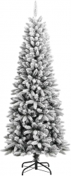 vidaXL Brad de Craciun artificial cu zapada pufoasa 180 cm PVC and PE 