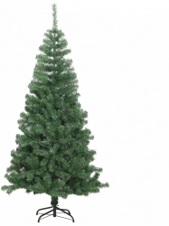 vidaXL Brad de Craciun artificial L 240 cm verde 