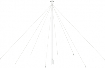 vidaXL Cascada de lumini pom Craciun 5 m interior/exterior 800 leduri 