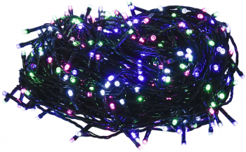 vidaXL Instalatie cu 300 LED-uri pastel multicolor 30 m PVC 