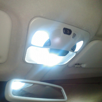 Bec Led - 1SMD 12V pozitie T10 W2 1x9 5d Canbus 2buc Carpoint - Alb dispersat 
