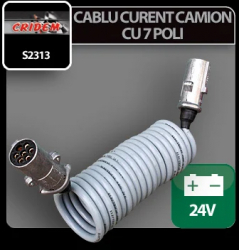 Cablu curent camion cu 7 poli 24V 
