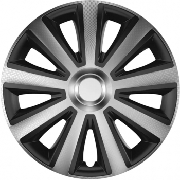 Capace roti auto Aviator Carbon SB 4buc - Argintiu/Negru - 16 