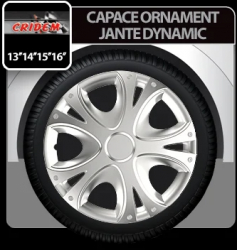 Capace roti auto Dynamic 4buc - Argintiu - 14 