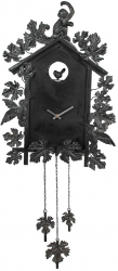 Ceas perete metal gri 36x8x86 cm 