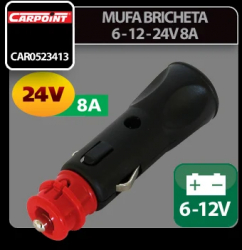 Mufa bricheta 6 - 12 - 24V 8A 