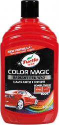 Pasta pentru lustruit caroserii Turtle wax Color Magic 500ml - Rosu 