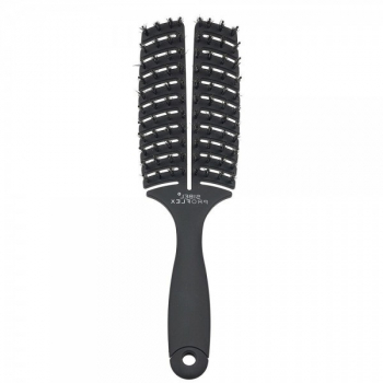 Perie de par profesionala Sibel Pro Flex curbata si ventilata S 25 cm 