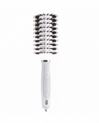 Perie profesionala cu peri de mistret si peri ionici din nailon 32 mm Turbo Combo Medium Olivia Garden 