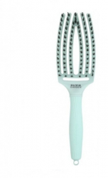 Perie profesionala de par cu peri de mistret si nailon Fizzy Mint Olivia Garden Finger Combo 90s 