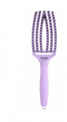Perie profesionala de par cu peri de mistret si nailon Grape Soda Olivia Garden Finger Combo 90s 