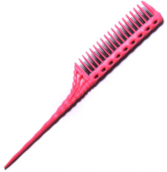 Pieptan pentru tapat Ys Park 150 cu codita termorezistent Roz 