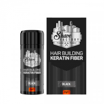 Pudra fiber neagra pentru par rar 21g Shave Factory 