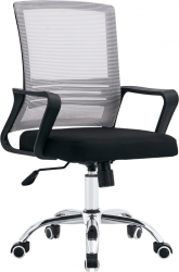 Scaun de birou bej negru Apolo 47x54x98 cm 
