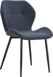 Scaun de dining gri negru Makena 50x57x84 cm