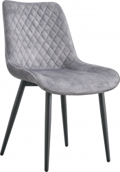 Scaun dining gri negru Zaina 53x60x84 cm 