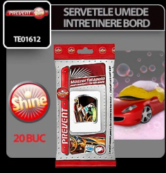 Servetele umede pentru intretinere bord Prevent 20buc