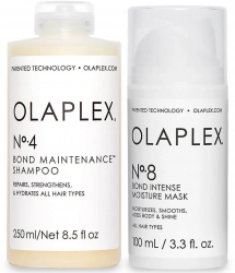 Set Balsam No.4 250 ml si Masca No.8 100 ml Olaplex Bundle 
