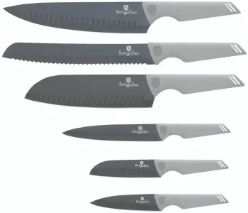 Set cutite 6 piese gri mat Aspen Collection Berlinger Haus BH 2834 