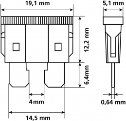 Set sigurante plate 10buc - Lampa 