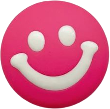 Suport adeziv pentru telefon sau tableta pop-socket cu Smiley din silicon Fucsia 