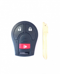 Carcasa cheie pentru Nissan 2+1 but cu electronica si cip 433 mhz 