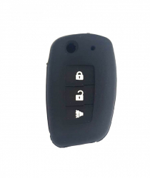 Husa silicon carcasa cheie briceag pentru Nissan 3 butoane 
