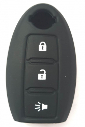 Husa silicon carcasa cheie pentru Nissan 3+1 buton de panica