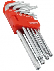 Set de imbusuri Torx cu gaura 9 piese 